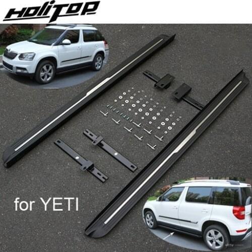 Popular side step side bar running board for Skoda YETI , hot sale in China, realiable quality,matured black,promotion price