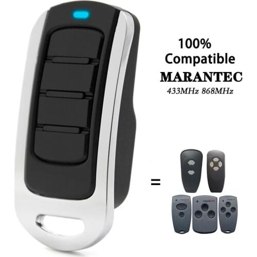 Marantec Garage Door Opener 433MHz 868MHz Gate Remote Control Clone Digital D382 D384 D302 D304 D323