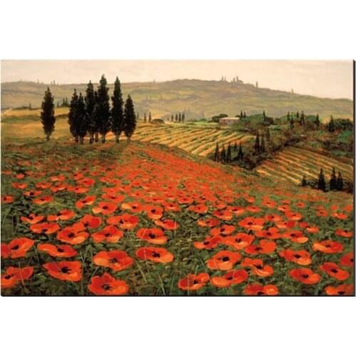 100% Hand Painted Med Landscap Oil Painting On Canvas Wall Art Home Decoration For Living Room