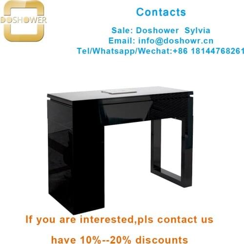 Doshower DS-N8-B nail table manicure table with modern manicure nail table for nail station furniture manicure table for 2020