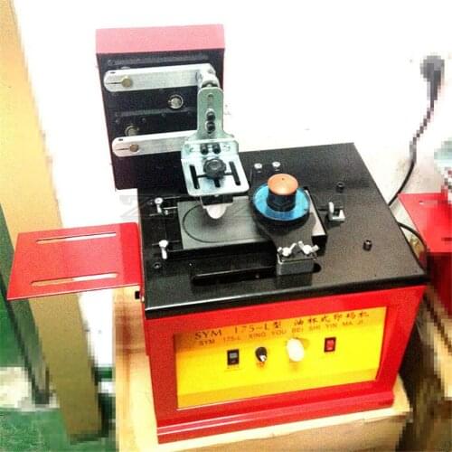SYM-175L Electric Lnk Cup Pad Printer Production Date Coding Machine Automatic Ink Pad Printer Printing Machine 220V (85*175mm)