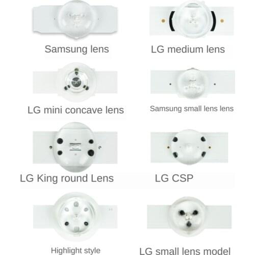 Custom 6v3v LCD TV light bar lamp bead large particle led concave mirror LCD TV backlight universal universal lamp bead