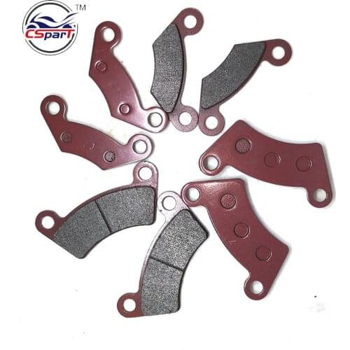 4 Sets Brake Pad Semi metallic Buyang Feishen 300CC ATV Quad FRICTIONAL PLATE Front Rear