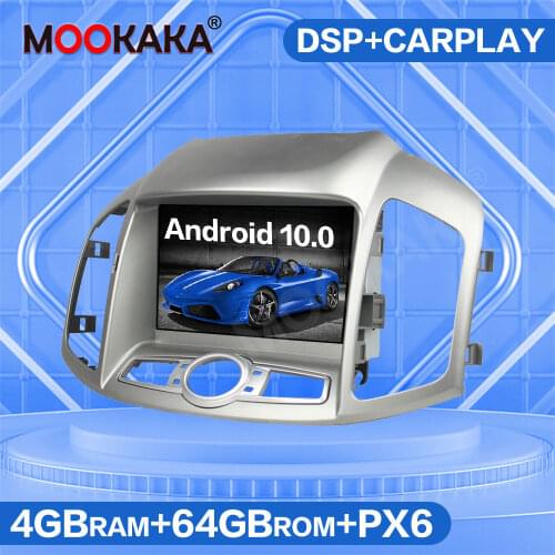 Android 10.0 PX6 64GB 4G Car Radio GPS Navigation For CHEVROLET CAPTIVA 2012-2017 Multimedia DVD Player Tape Recorder Head Unit