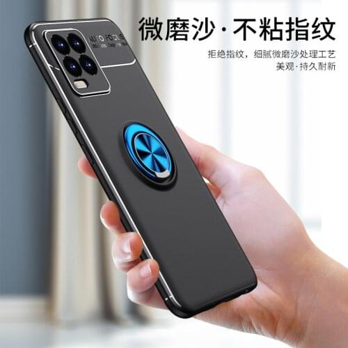360 Magnetic Metal Ring Bracket Case For Realme 8 7 6 5 X2 Pro XT X3 Suerpzoom C21 C15 C11 C3 7i 6s V5 V3 5G Soft TPU Back Cover