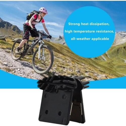 1 Pair/2pcs Disc Brake Pad MTB Bicycle Hydraulic Caliper Heat Dissipation Semi-metal Plate With Cooling For Mountain Bike