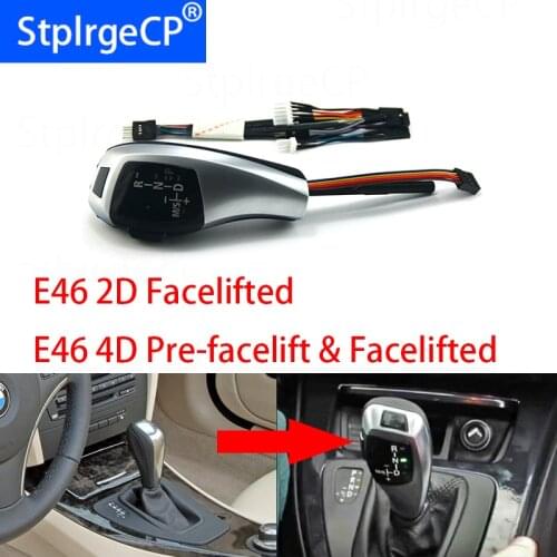 For BMW 3 E46 series 2D 5D Facelifted 4D Pre-facelift & Facelifted LHD Automatic Updated Look LED Gear Shift Knob Car Parts