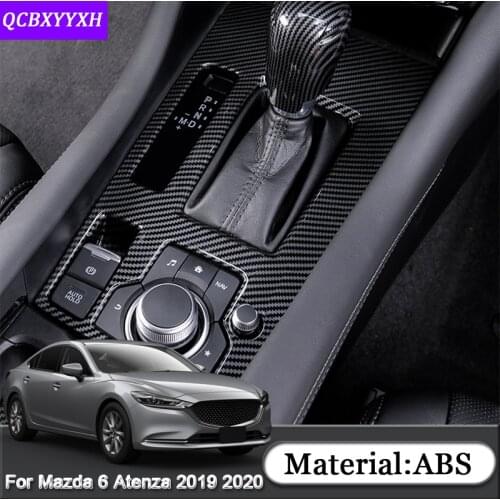 For Mazda 6 Atenza 2019 2020 Car Styling ABS Car Interior Gear Box Decorative Frames Sequin Cover Auto Sticker Car Accessories