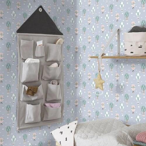 Hot Balloon 1 Cartoon Furniture Decal Wallpaper Living Room Adhesive Wall Paper Waterproof Wall Sticker for Children Room