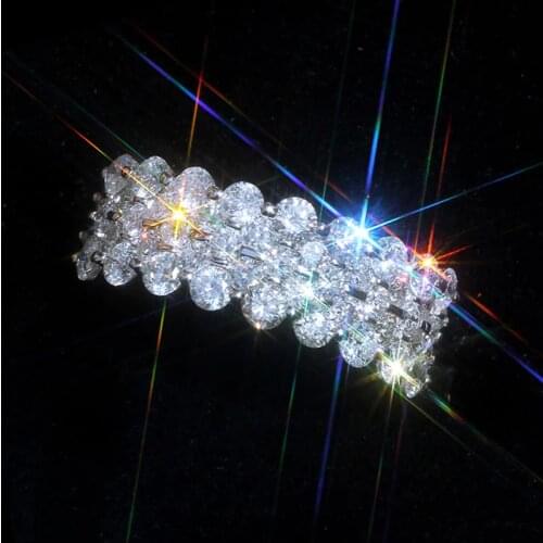 Huitan Luxury Women Engagement Ring 4 Row Zircon New Design Gift For Wife Girlfriend Fashion Jewelry Silver Color Delicate Rings