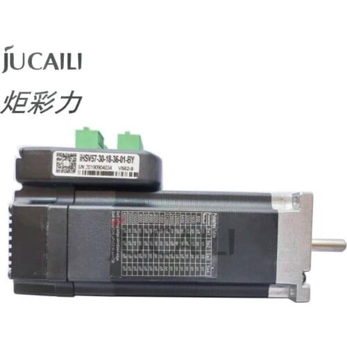 Jucaili printer carriage servo motor 57 for xp600 print head integrated AC 180w high speed 3000RPM 36V IHSV57-30-18-36-01-BY