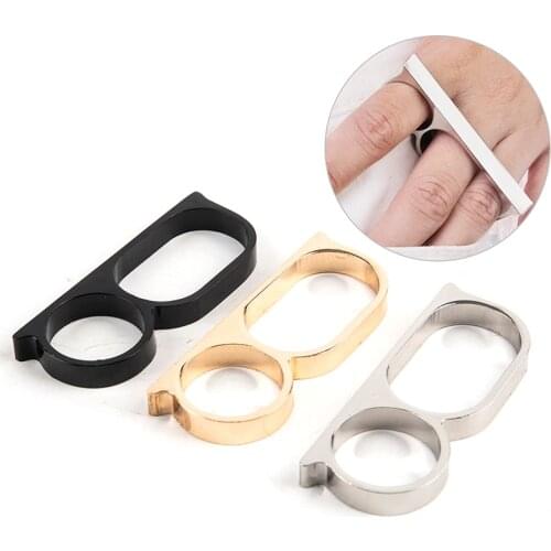 Titanium Steel Spiked Rivet Cone Nail Barbed Rings Thorn Head anti-wolf Ring For Men Women Punk Style Jewelry