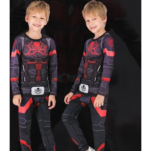 Mma rashguard jiu jitsu boy boxing jerseys kids MMA Compression Bjj Rashguard Muay Thai Shorts Trousers Teenagers MMA Sportwear