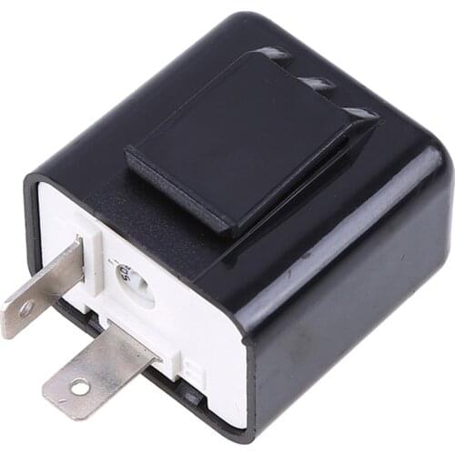 12V 2 Pin LED Flasher Frequency Relay Turn Signal Indicator Motorbike Fix Motorcycle Flasher Multiple Protect Accessories