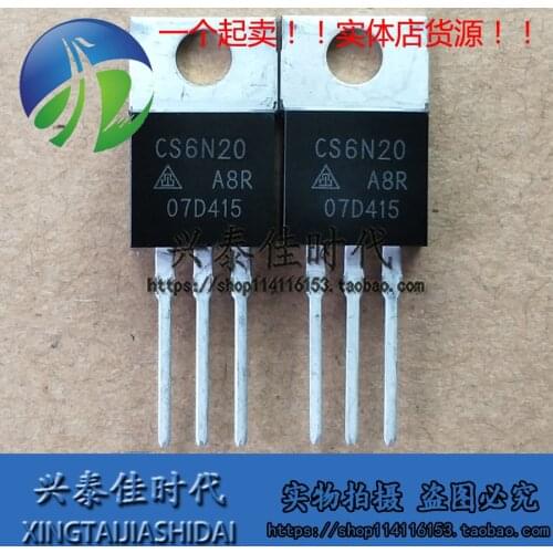 Original new 5pcs/ CS6N20 CS6N20A8R 6A200V TO-220