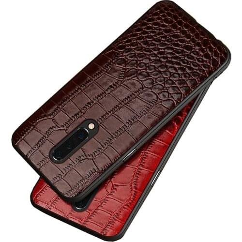 Luxury Genuine Leather Case For Oneplus 7 pro 7T pro nord 8 pro 8t Phone case back cover for one plus 8T 5 5T 6 Shockproof cover