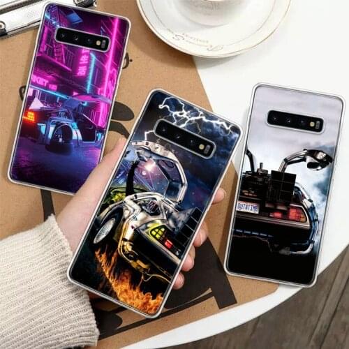 Back To The Future Time Machine Silicon Phone Case For Samsung Galaxy A51 A71 A70 A50 A40 A30 A20E A10S A01 A21 A6 A7 A8 A9 Plus