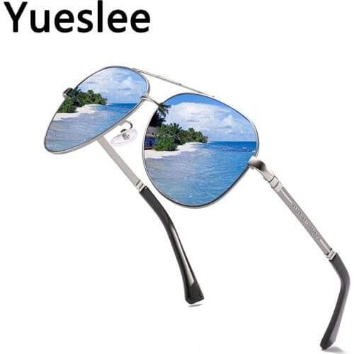 49639 Metal Pilot Polarized Luxury Sunglasses Men Women Fashion Shades Uv400 Vintage Glasses Men Sunglasses