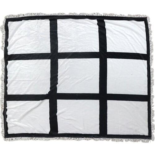 Sublimation Blanks Personalized Panel Heat Transfer Blanket Flannel Blanket for Office Snap