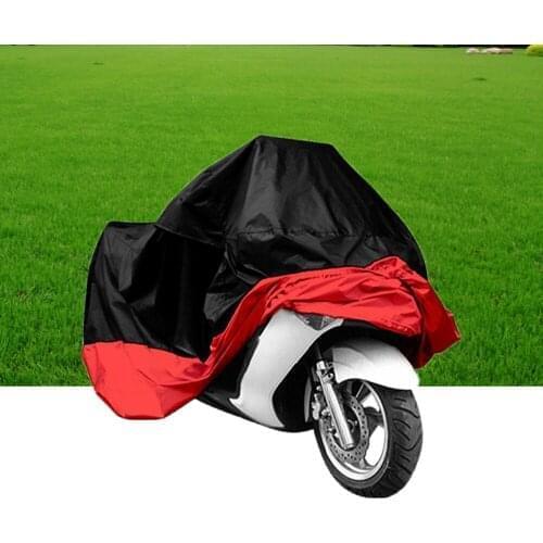 Universal Outdoor Motorcycle Motorbike ATV Scooter Waterproof Sun Block Protective Cover Rain Cover Protector - Size X