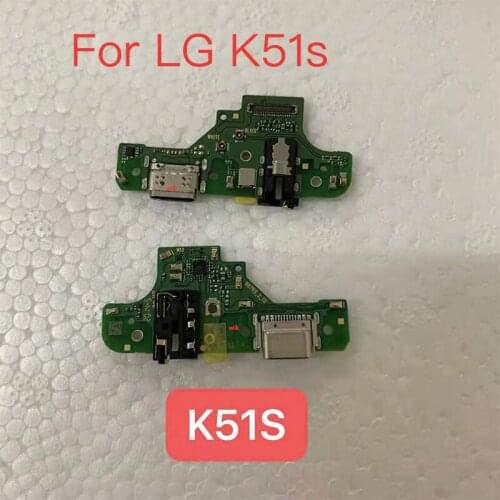 10PCS NEW Original USB Port Charging Board For LG k51s USB Charging Dock Port Flex cable Repair Parts