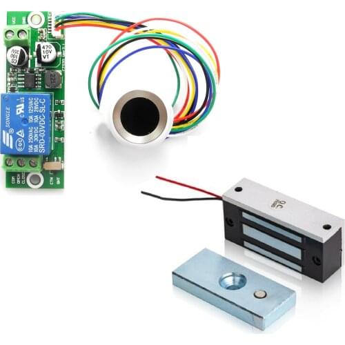 12V 24V DIY BIO Fingerprint Magnetic lock Cabinet drawer lock