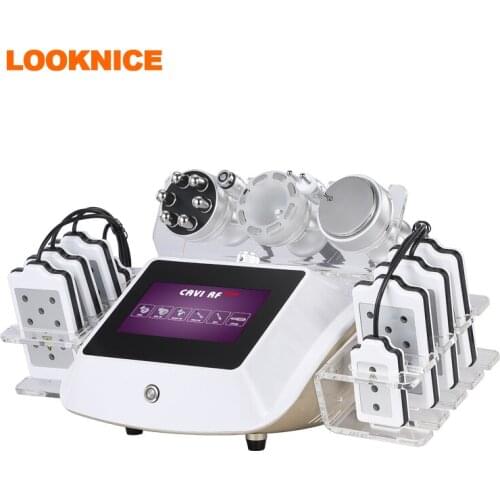 2021 Hot sales 6 IN 1 Ultrasonic Rf Vacuum Cavitation Machine For Body Slimming and Fat Burning