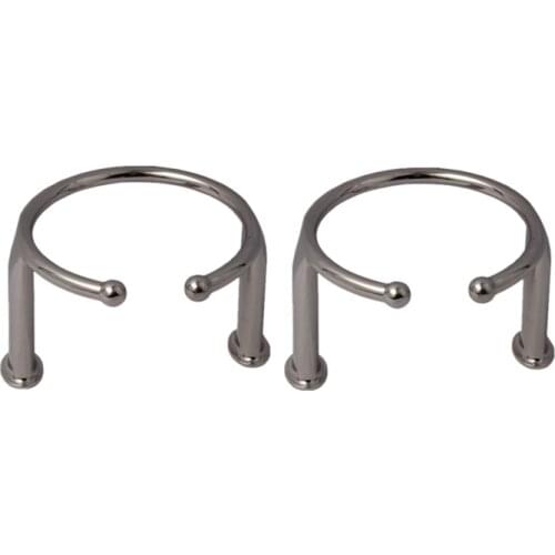 2X Boat Ring Cup Drink Holder Opened made of Marine Grade 316 Stainless Steel boat accessories marine