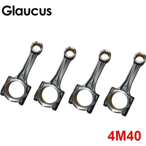 4pcs 4m40 4m40t engine connecting rod conrod for Mitsubishi Montero Pajero Shogun Canter FB631 Nativa 2835cc 2.8 D TD ME101363