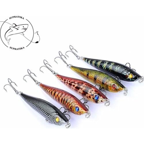 5Pcs/Lot Sinking Minnow Fishing Lures 8cm/15g Artificial Hard Baits Crankbaits Wobbler Pesca Isca For DeepWater Fishing