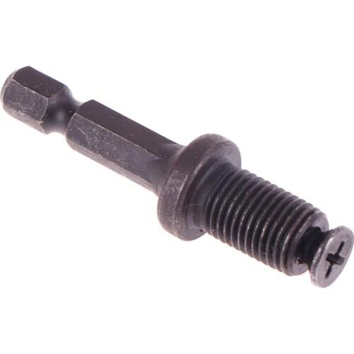 Drill Chuck Adapter Hex Shank Adapters Male Thread Screw For Drill Chuck 6mm 10mm 13mm 3/8"-24UNF Drilling Bits
