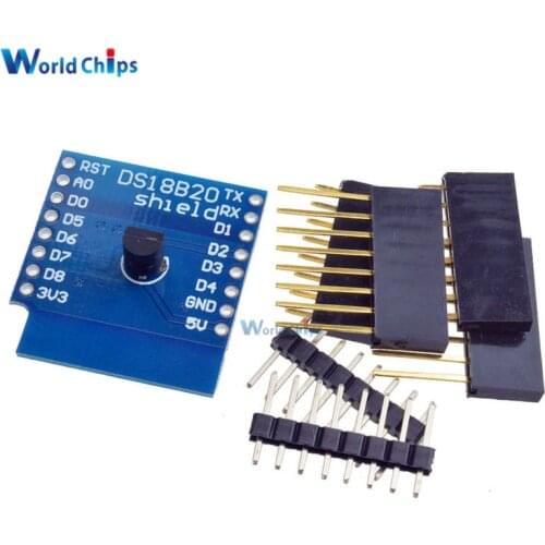 DS18B20 Temperature Sensor Shield For Wemos D1 Mini Wemos D1 Mini Wifi Extension Board Compatible For Arduino OTA