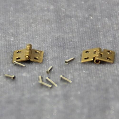 G07-X425 children gift Toy 1:12 Dollhouse mini Furniture Miniature rement Doll accessories DIY Hinge 1 pair
