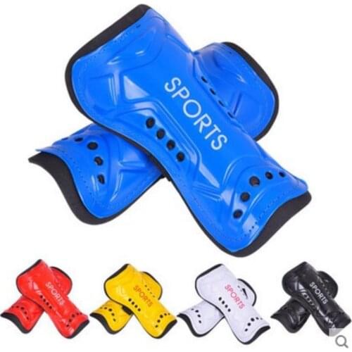 Children Soccer Shin Guard Kids Football Shin Protection Shin Pad Team Competition Solid Color Shin Support Boys Goalkeeper Kits