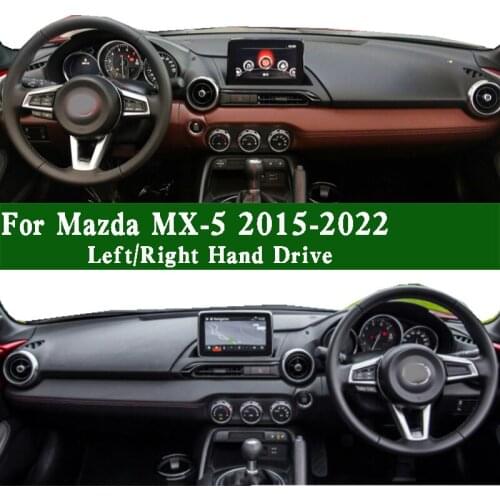 Fits Mazda MX-5 MX5 2.0 SE-L Nav IV ND 1.5 ND6E Miata RF Targa GT Cargo 2015-2022 Dashmat Dashboard Cover Pad Dash Mat Carpet