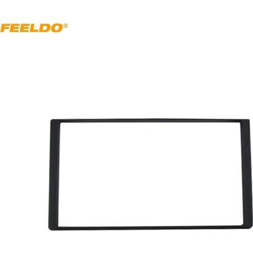 FEELDO Car Audio Stereo Refitting Frame Fascia Adapter For Hyundai Santafe 2008 2DIN Dash Panel Installation Kits #HQ5137