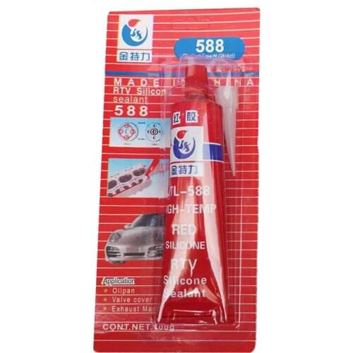 100g Strong adhesive glue Car Repair Glue Sealant High Temperature Sealant RTV Red Fastening Glue For Car Motor Gap Seal