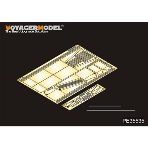 KNL HOBBY Vogager Model PE35535 JSU-152 self-propelled howitzers fender transformation with basic metal etching parts