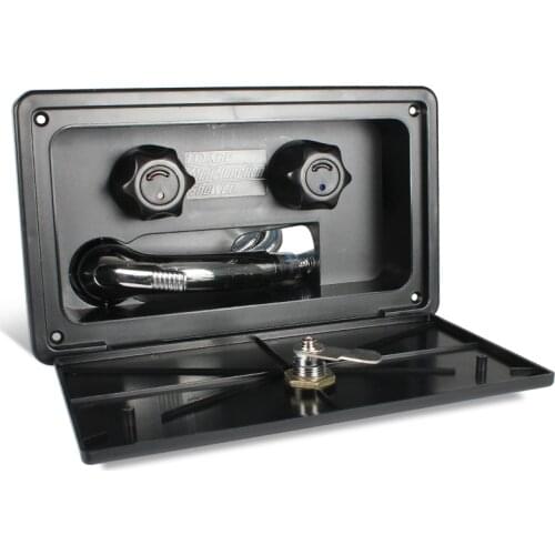 RV Exterior Shower Box Kit with Lock Boat Marine Camper Motorhome Caravan Accessories