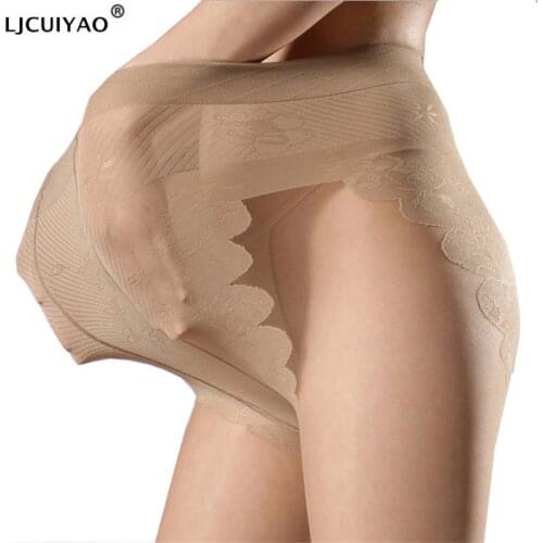 LJCUIYAO Woman Tights Nylon Pantyhose Breathable Elastic Tights Slim Stockings High Waist Transparent Butterfly File Tights
