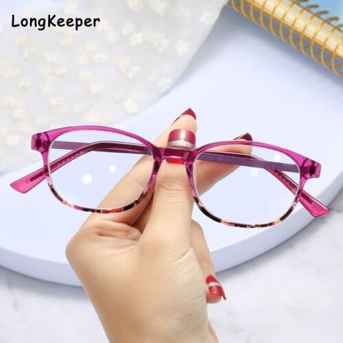Fashion Luxury Brand Reading Glasses Women Men Blue Light Blocking Eyewear Old People Reading Glasses Diopters +1+3.5 Glass Lens