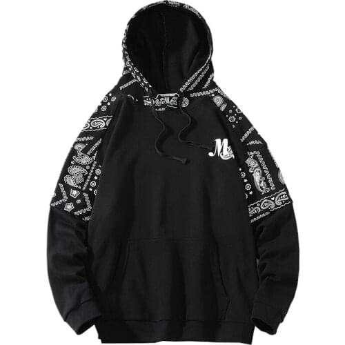 2021 Autumn Korean Mens Printed Streetwear Hoodies Personality Trend Casual Hooded Sweatshirts Male 4 Colors M-3XL W411