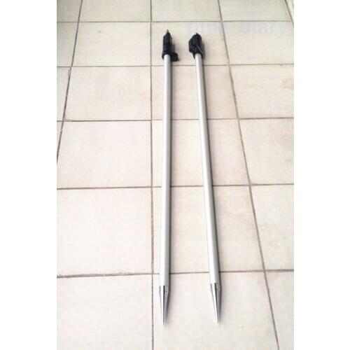 NEW 2PCS 2.15m ( 7 ft ) Prism pole for total stations Surveying 5/8"x11 thread