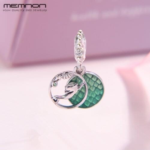 2019 New autumn Hanging Enamel Charms 925 sterling Silver pendant charm fit beads Bracelets Necklace DIY Memnon fine Jewelry
