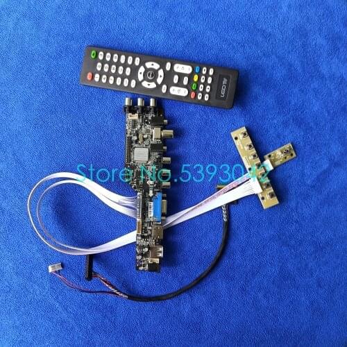 Fit LP125WH2 (SL)(B1)/(SL)(B2)/(SL)(B3)/(SL)(B4) DVB-C 1366*768 screen 40Pin LVDS digital VGA USB 3663 controller card kit