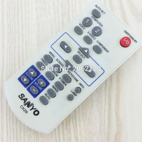 For Sanyo Projector Remote Control CXZR Compatible For CXVB CXVJ CXWH CXWJ Projector Parts