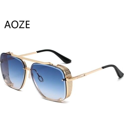 2021 Mach six Style Gradient Aviation Sunglasses women Fashion Men Vintage Brand Design UV400 Sun Glasses Oculos De Sol UV400