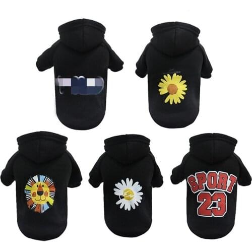 Sports Pet Dog Clothes for Small Dogs,Winter Sports Hoodie Jacket Pure Cotton Soft Warm Sweater,Teddy Chihuahua Puppies Clothing