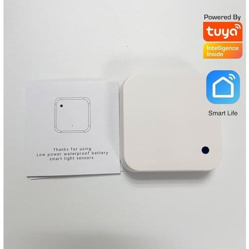 Waterproof Light Sensor 2.4G WiFi Wireless Brightness Detector Tuya Intelligent Smart Life Interlink Control