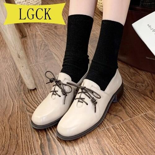 Plus Size 34-44 Oxfords Women Flats Top Brand Genuine Cow Leather Wingtip Round Toe Lace-up Brogues Shoes Handmade Casual Loafer